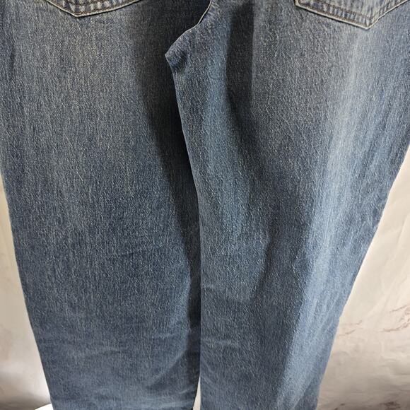 Madewell Jean Womens 31 Perfect Vintage Wide Leg High Rise Medium Wash - Picture 8 of 14